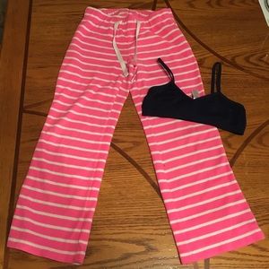 Old Navy 6/7 pj pants & bra